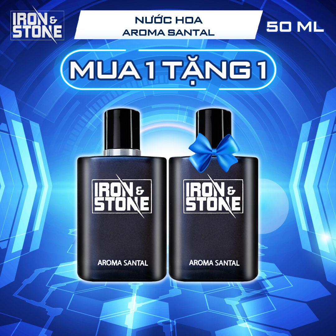 - nước hoa iron & stone hương gỗ aroma santal 50ml