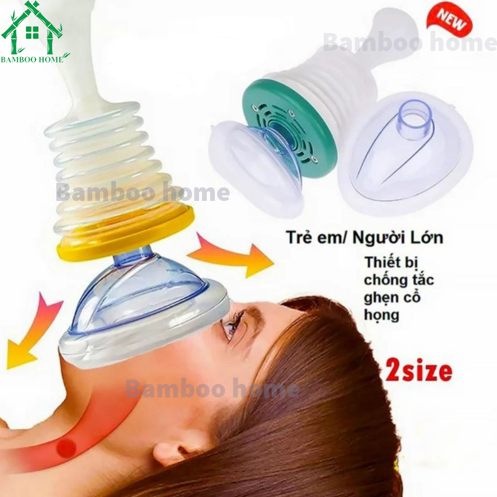 Dụng cụ hút dị vật bị mắc cổ họng dành cho bé, Thiết bị hút đồ ăn dị vật đường thở lúc nghẹn hóc, chất liệu silicon