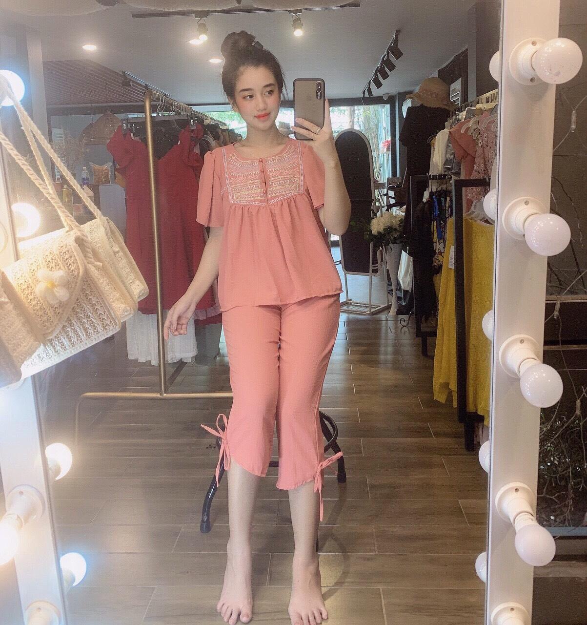 Set bộ - set bộ áo thêu