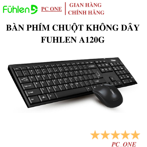 Bộ phím chuột không dây Fuhlen A120G