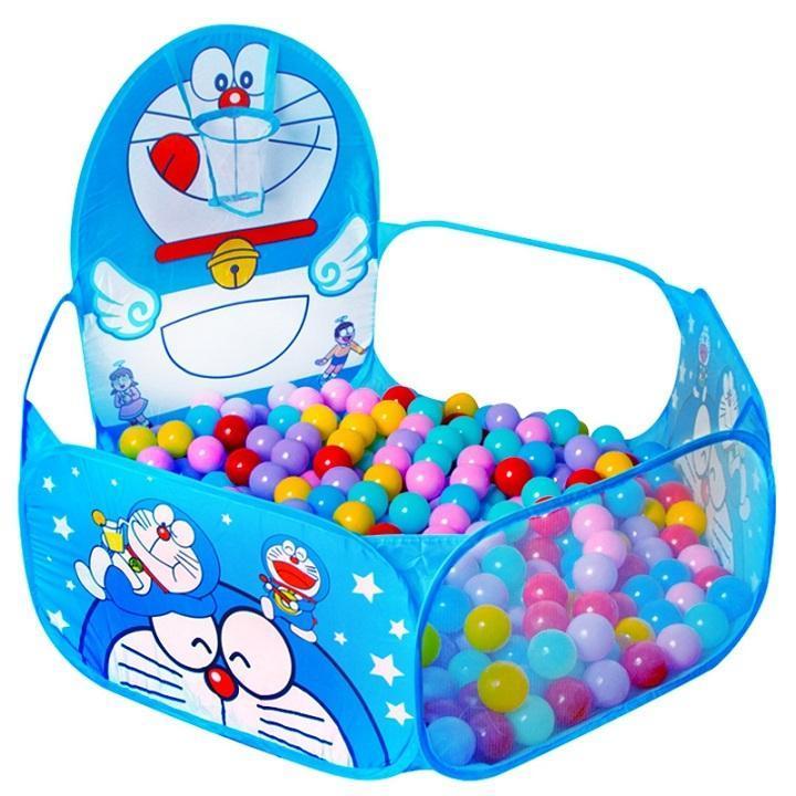 Lều bóng doremon,kity cho bé yêu+100 quả bóng