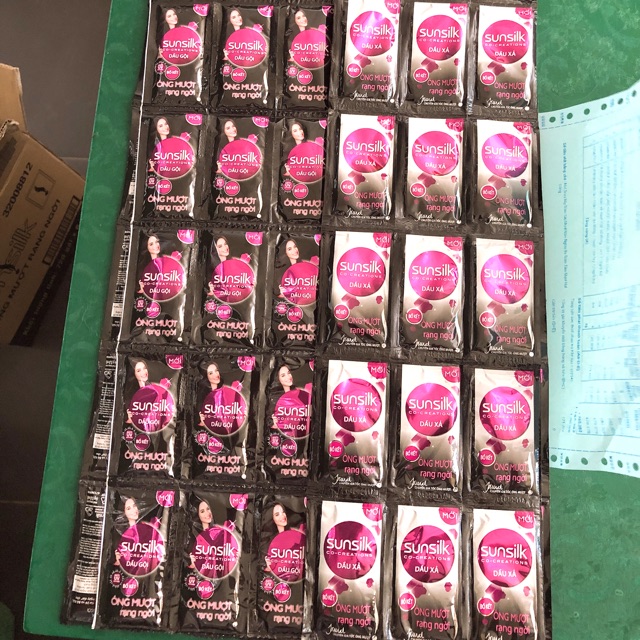 Dây gội sunsilk 12 gói