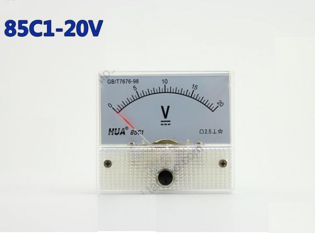Vôn kế kim dc 85c1 20v