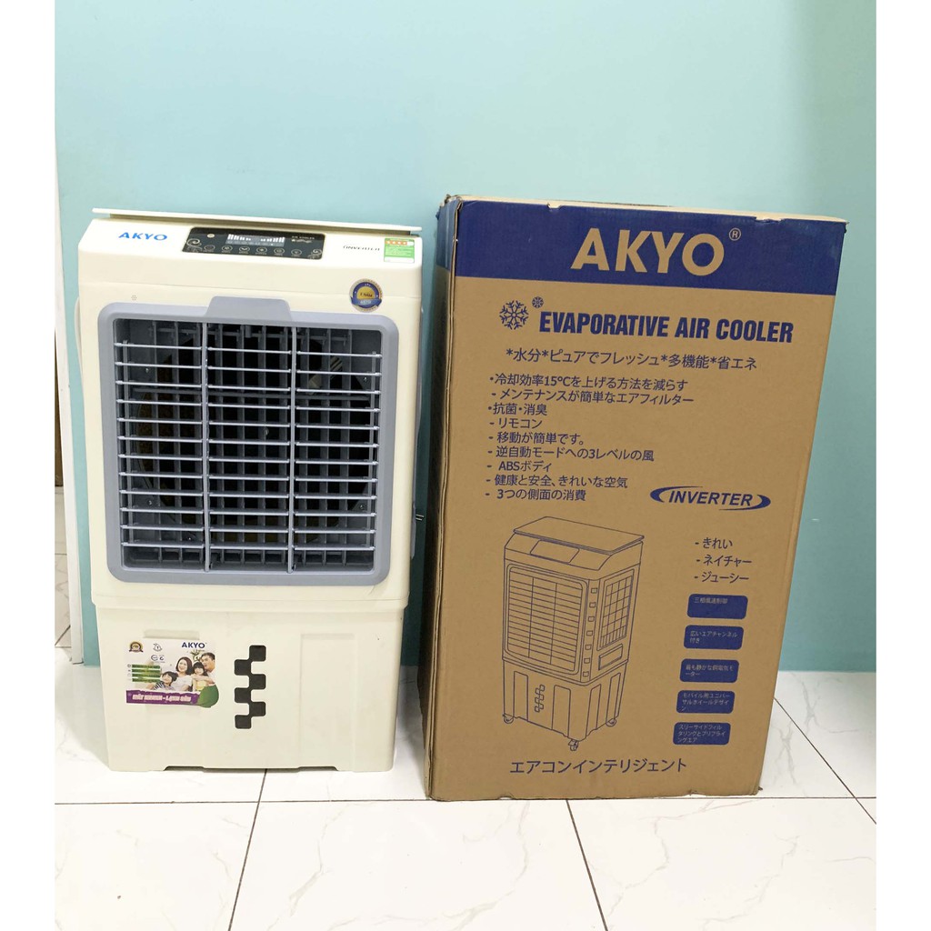 Quạt điều hòa không khí akyo inverter ak5500 bảo hành 2 năm