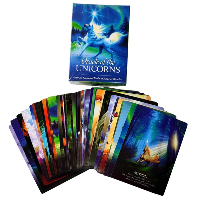 Bài tarot oracle of the unicorns 42 lá bài