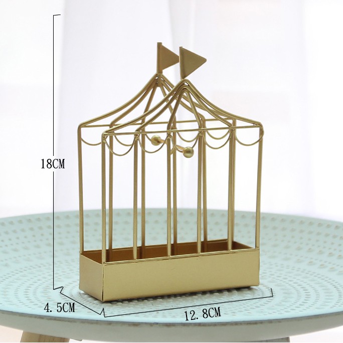 Đế đốt nhang muỗi hình lồng chim – Lồng treo hương bắt muỗi
