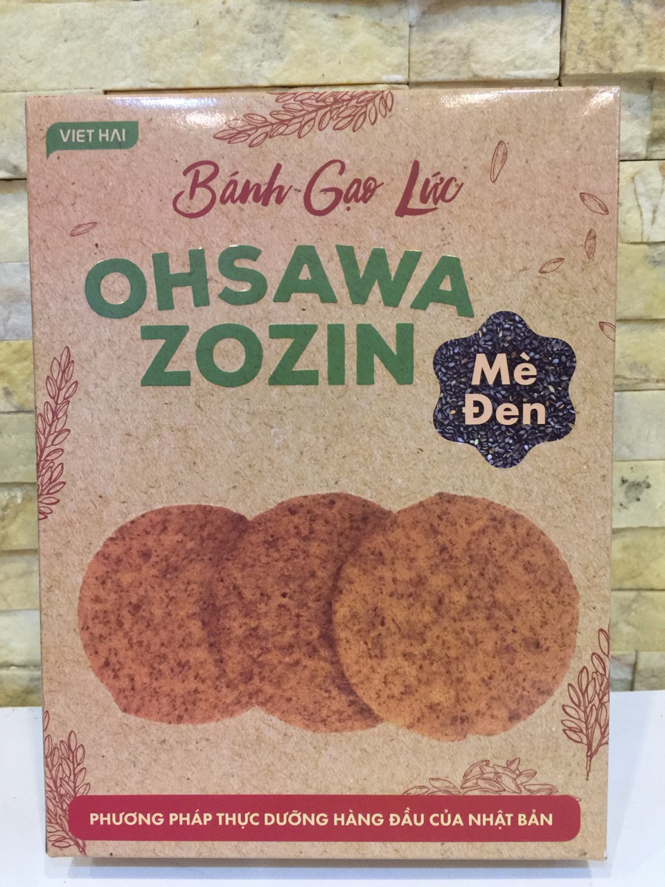 BÁNH GẠO LỨT MÈ ĐEN DƯỠNG SINH OHSAWA
