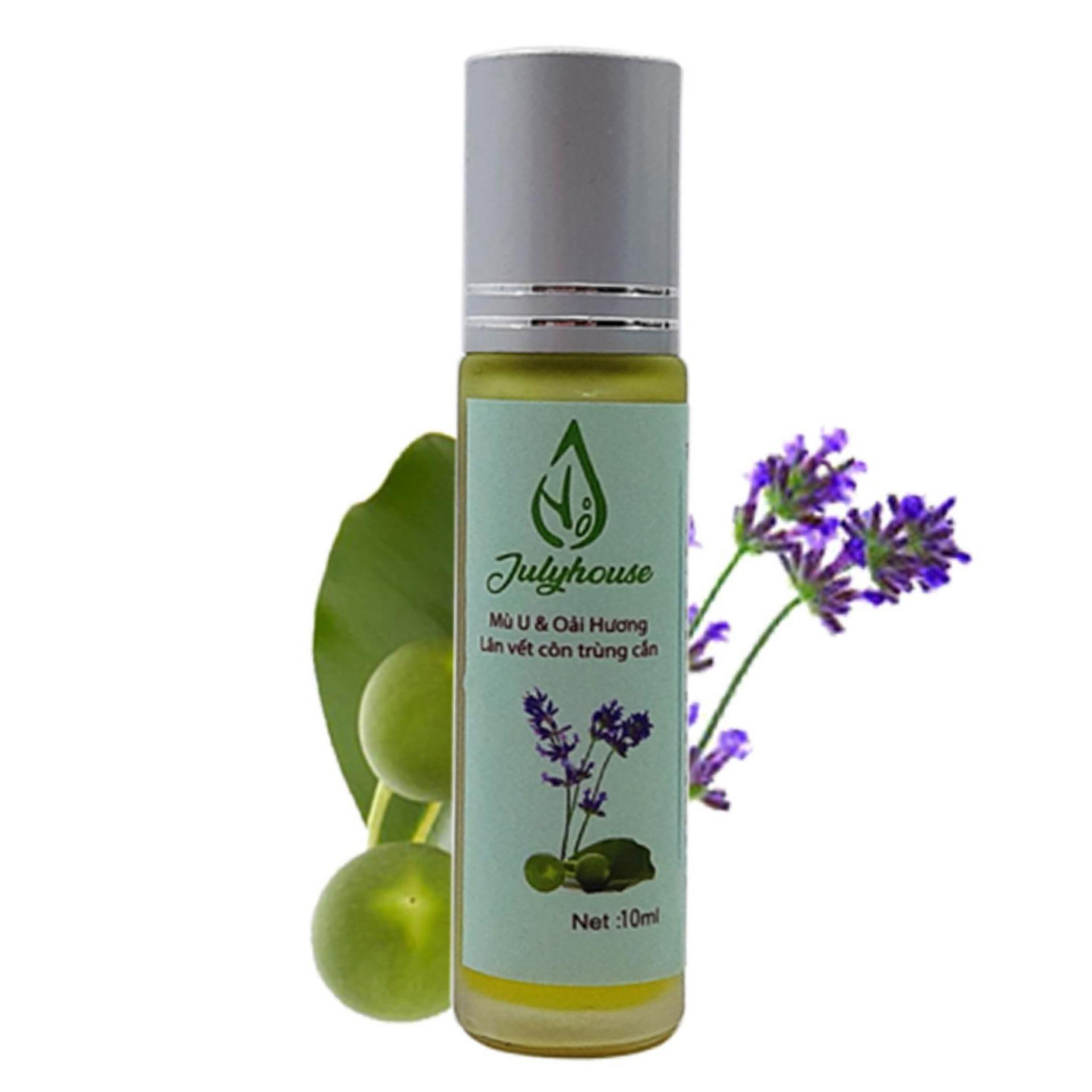 Chai lăn vết côn trùng cắn Dầu Mù U và tinh dầu Oải Huơng