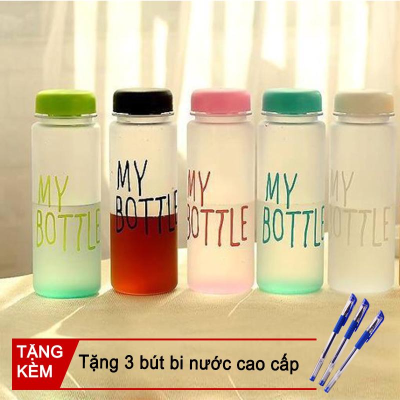 Bình nước my bottle tphcm giá rẻ 500ml + Tặng 3 bút bi xanh cao cấp