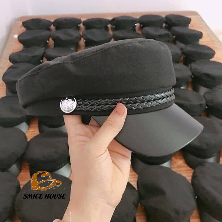 [HCM]NÓN BERET MŨI DA MŨ THỦY THỦ VẢI NỈ MŨ NỒI LƯỠI TRAI PHONG CÁCH HÀN QUỐC