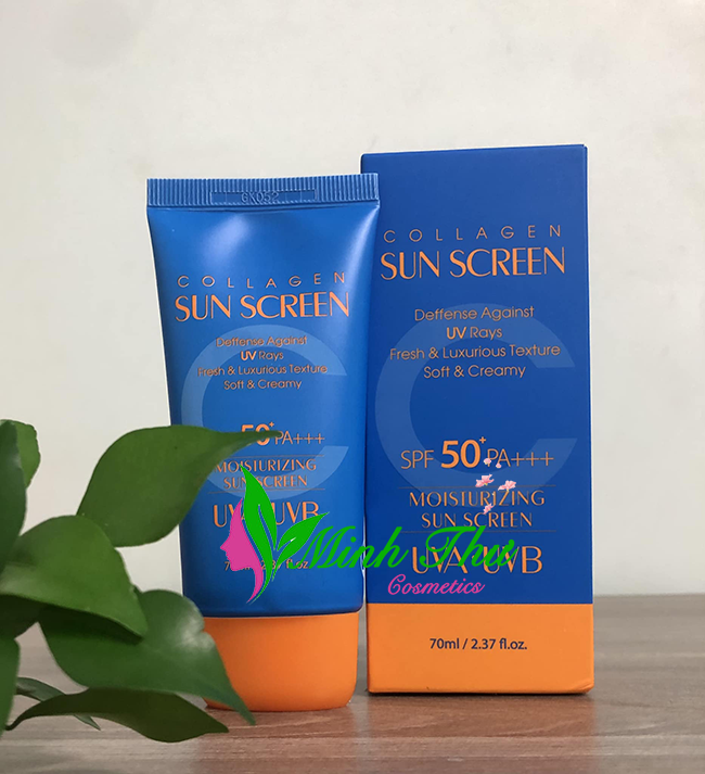 Kem chống nắng 3w clinic collagen sun creen spf50 pa+++ 70ml