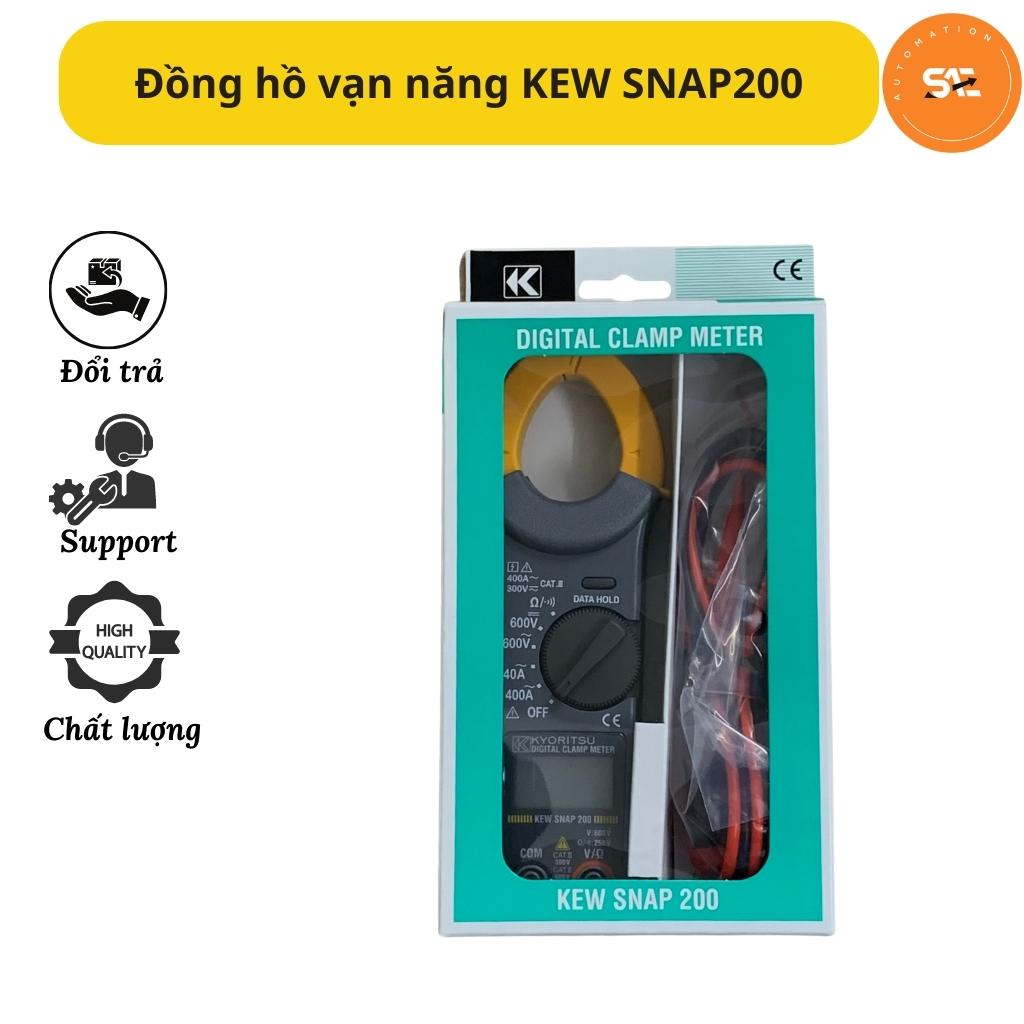 Đồng hồ ampe kìm kew snap 200 kyoritsu, đồng hồ vạn năng kewtech