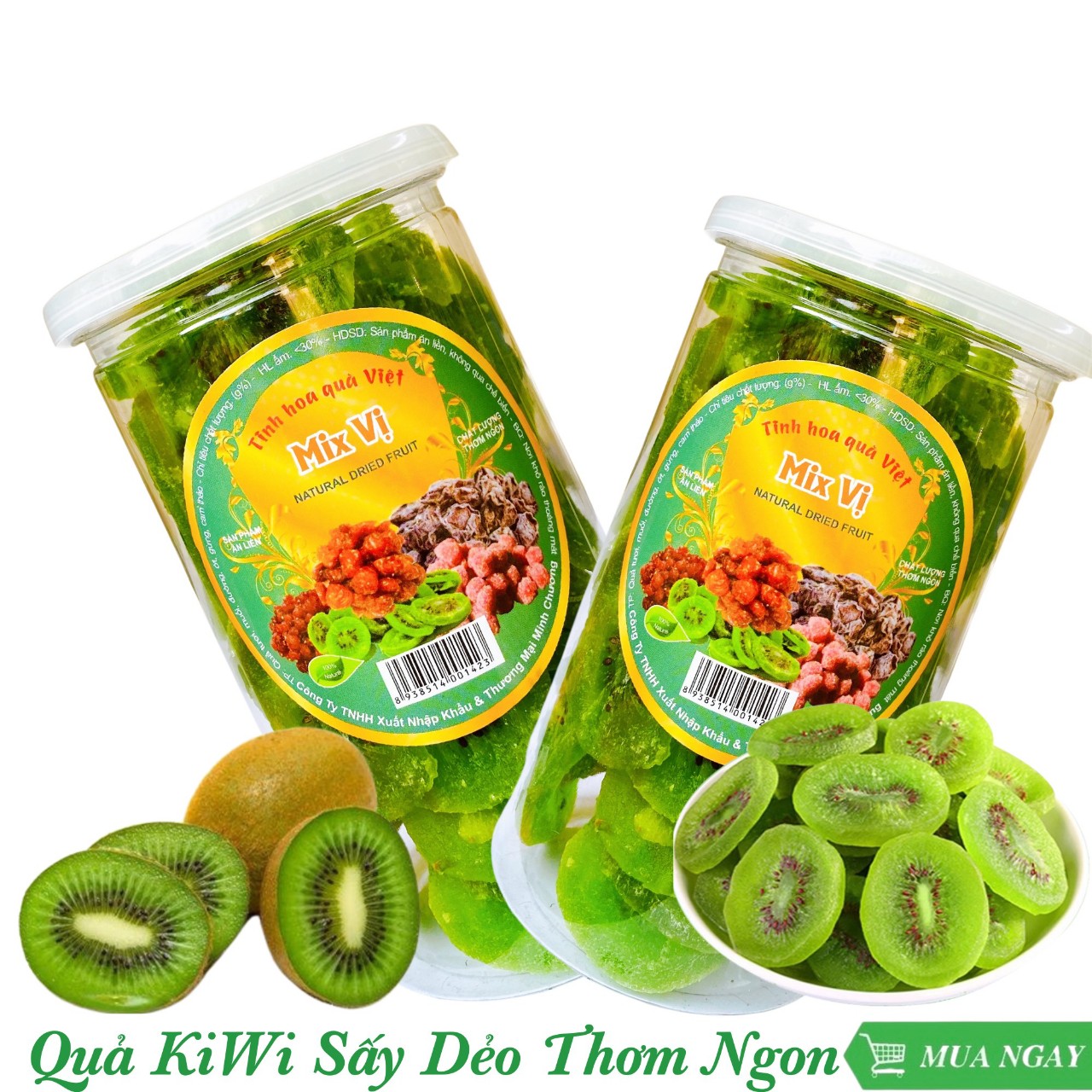 Kiwi sấy dẻo thơm ngon