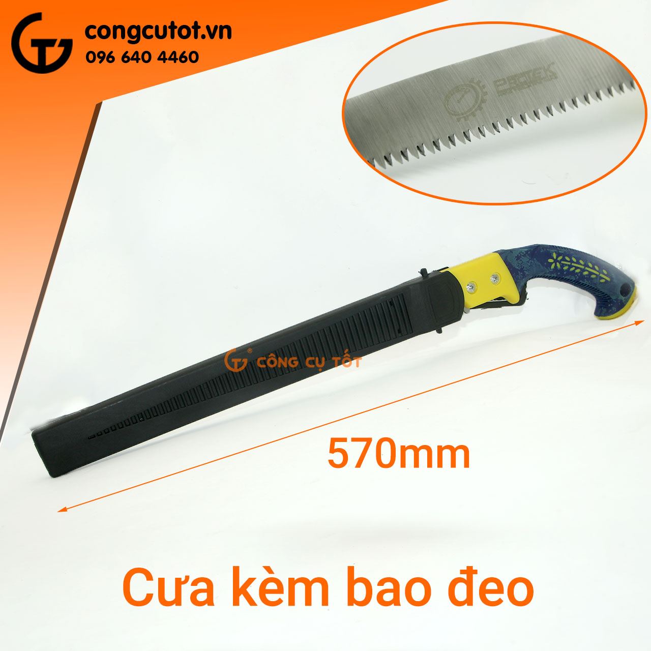 Cưa gỗ cầm tay protek 210mm, 350mm