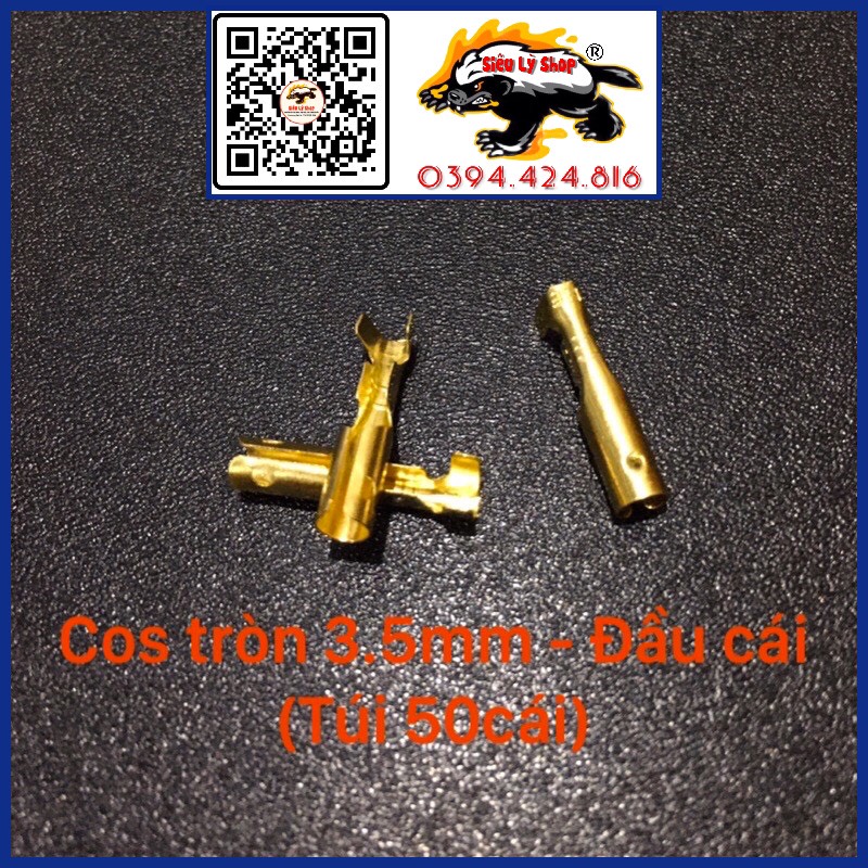Cos tròn 3.5mm - đầu cái