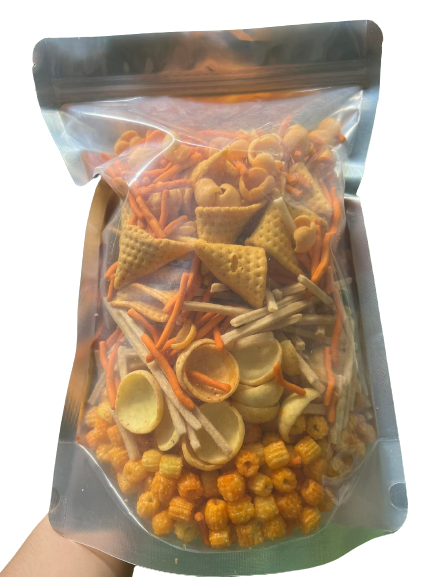 1kg snack tá lả bim bim mix đủ vị giòn tan siêu ngon