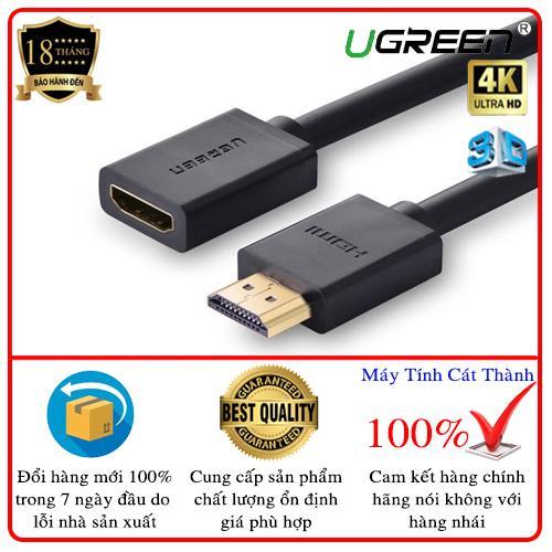 Dây nối dài hdmi 1.4 thuần đồng 19+1 dài 0.5m ugreen hd107 10140