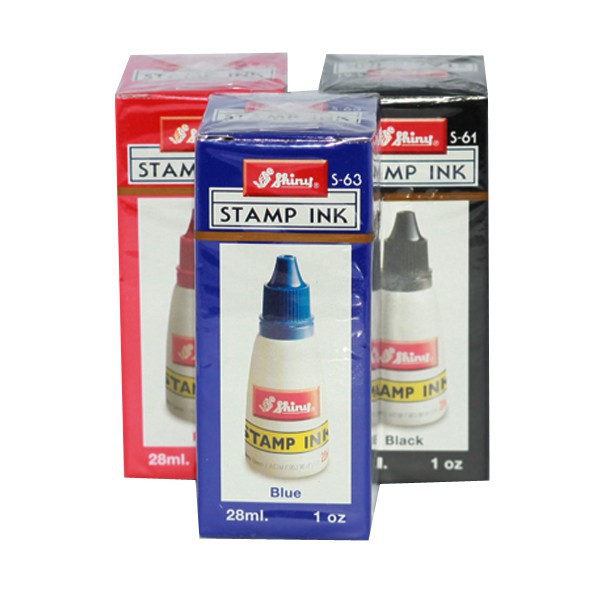 Mực dấu shiny xanh/ đỏ/đen