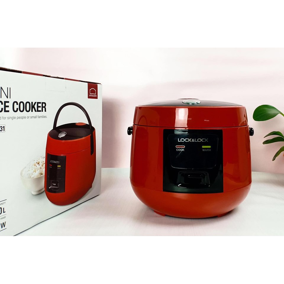 NỒI CƠM ĐIỆN MINI LOCK&LOCK EJR431 DUNG TÍCH 1L , Công suất 350w, Bảo hành 12 tháng