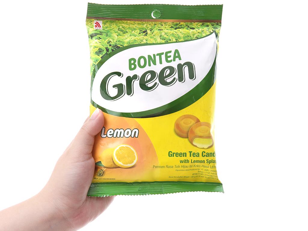 KẸO TRÀ XANH NHÂN CHANH BONTEA GREEN LEMON 135Gr