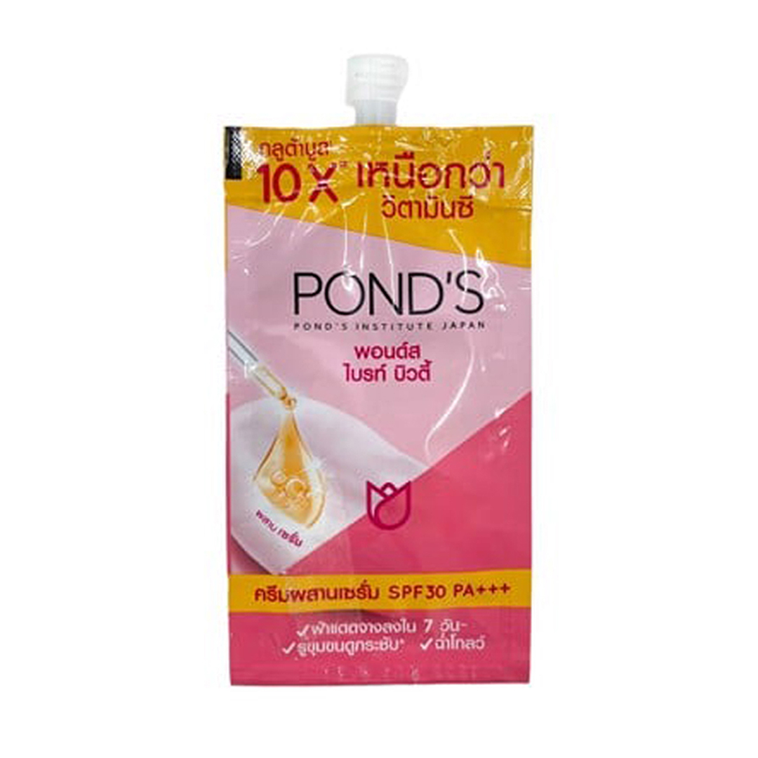 3 gói kem dưỡng ẩm sáng da ban ngày pond's bright beauty spf30pa++- hàng tặng 6.5g