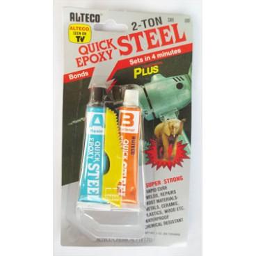 Keo dán A và B siêu cứng epoxy (hàng thái lan) - Trám kín những vết lõm và khe hở trên các bề mặt kim loại,Trám kín những chỗ rò rỉ của ống nước, bộ phận giải nhiệt, đường dẫn nước, dầu và gaz, bồn chứa.