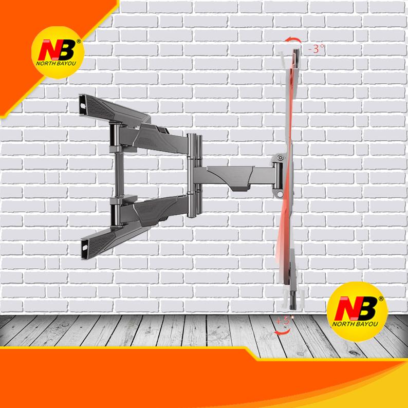 Giá treo ti vi đa năng có tay kéo XOAY TRÁI PHẢI NBP6- 2021 cho ti vi 45 -75 inch