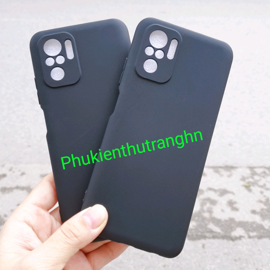 Ốp lưng Xiaomi Redmi Note 10/ Note 10S/ Redmi Note 10 Pro dẻo đen cao cấp chống bám vân tay, có gờ nhô cao bảo vệ camera