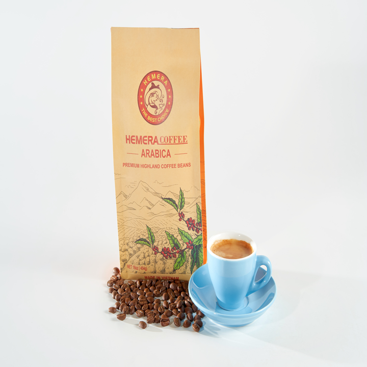Cà phê Arabica Hemera dạng hạt