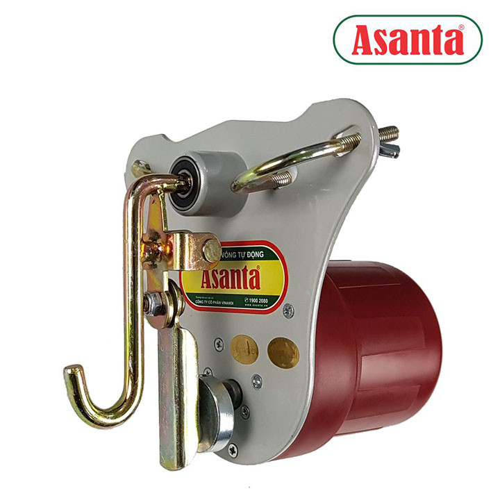 Máy đưa võng tự động cao cấp VINANOI ASANTA AS100 sức đưa 100kg, hai bạc đạn, giảm sốc chống ồn, dùng được 2 nguồn USB5V và AC220V - Điện Dân Dụng.