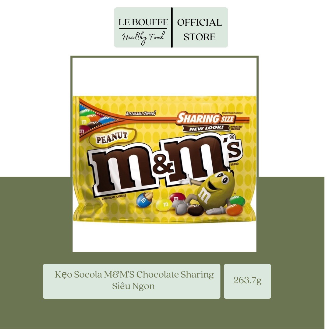 Kẹo Socola Thơm Ngon Mê Ly M&M S Chocolate Candy Sharing 263.7g Siêu Ngon