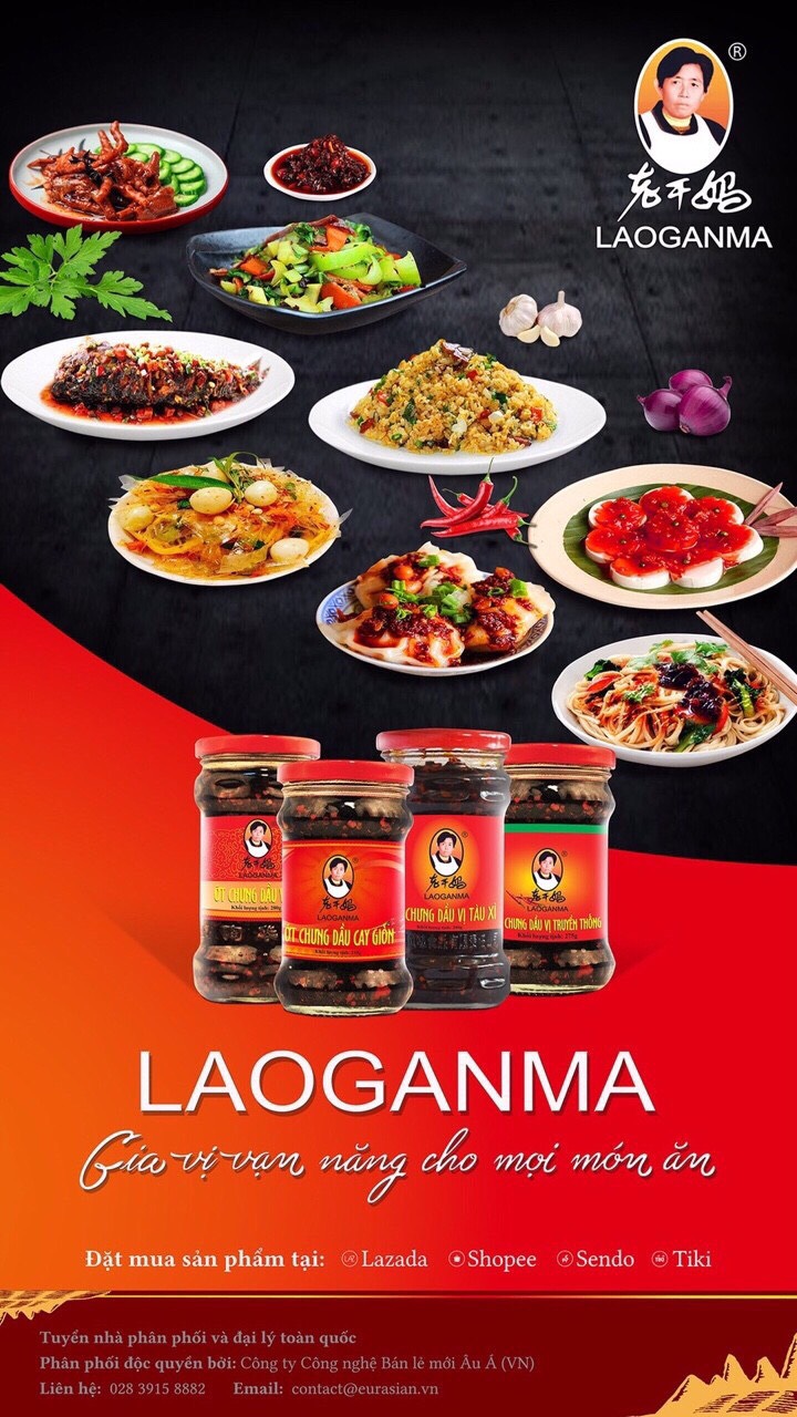 Ớt chưng dầu laoganma vị tàu xì 280gr