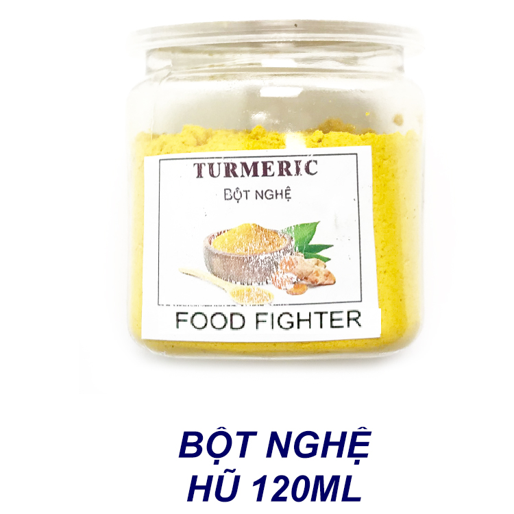 Bột nghệ thực phẩm ướp thịt cà ri- Turmeric powder - Hũ 120ml