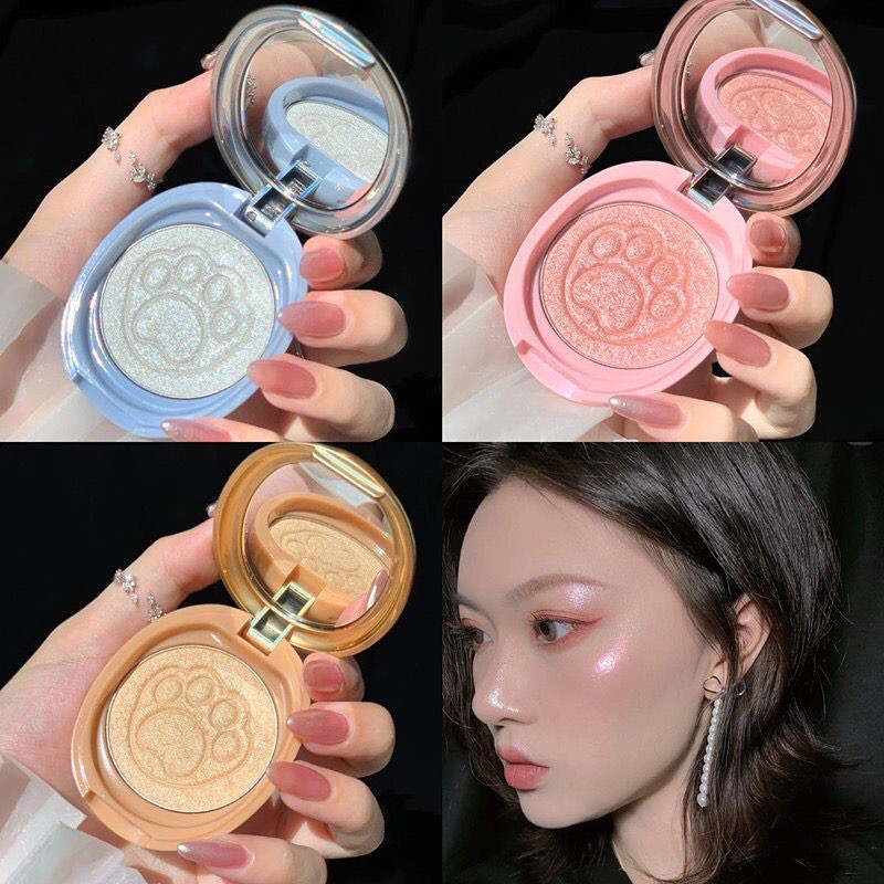 Highlight phấn bắt sáng Maffick MF038 dạng bột vỏ hình trứng ngỗng trang điểm