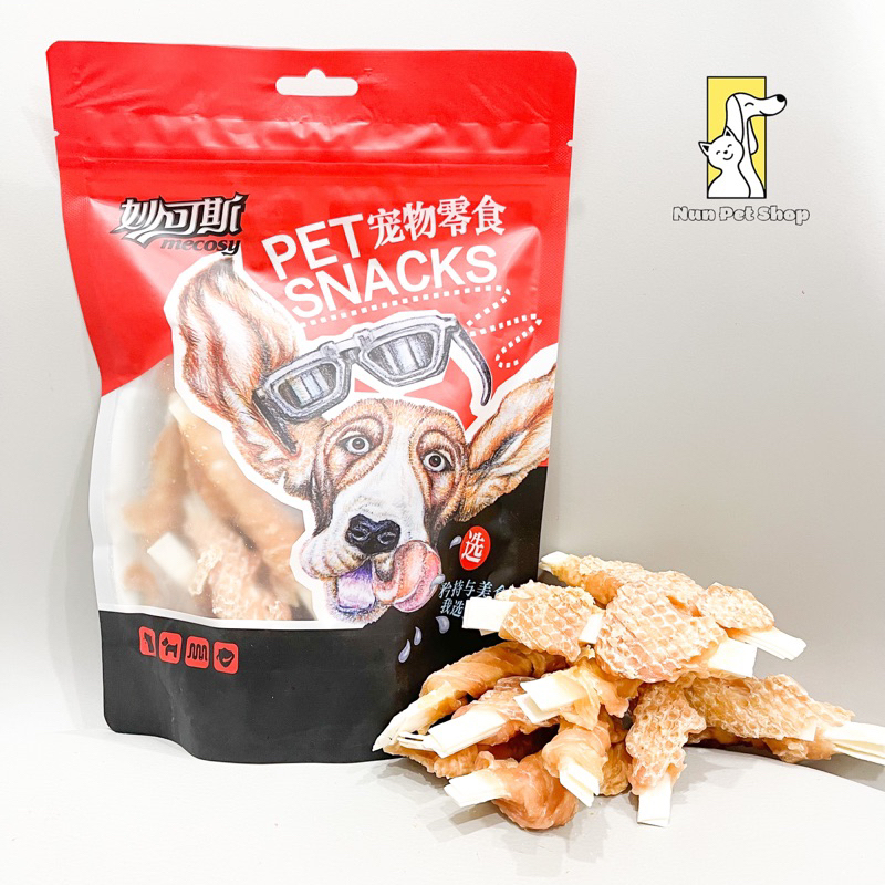 Gà bọc da cá tuyết - Pet Snack Mecosy