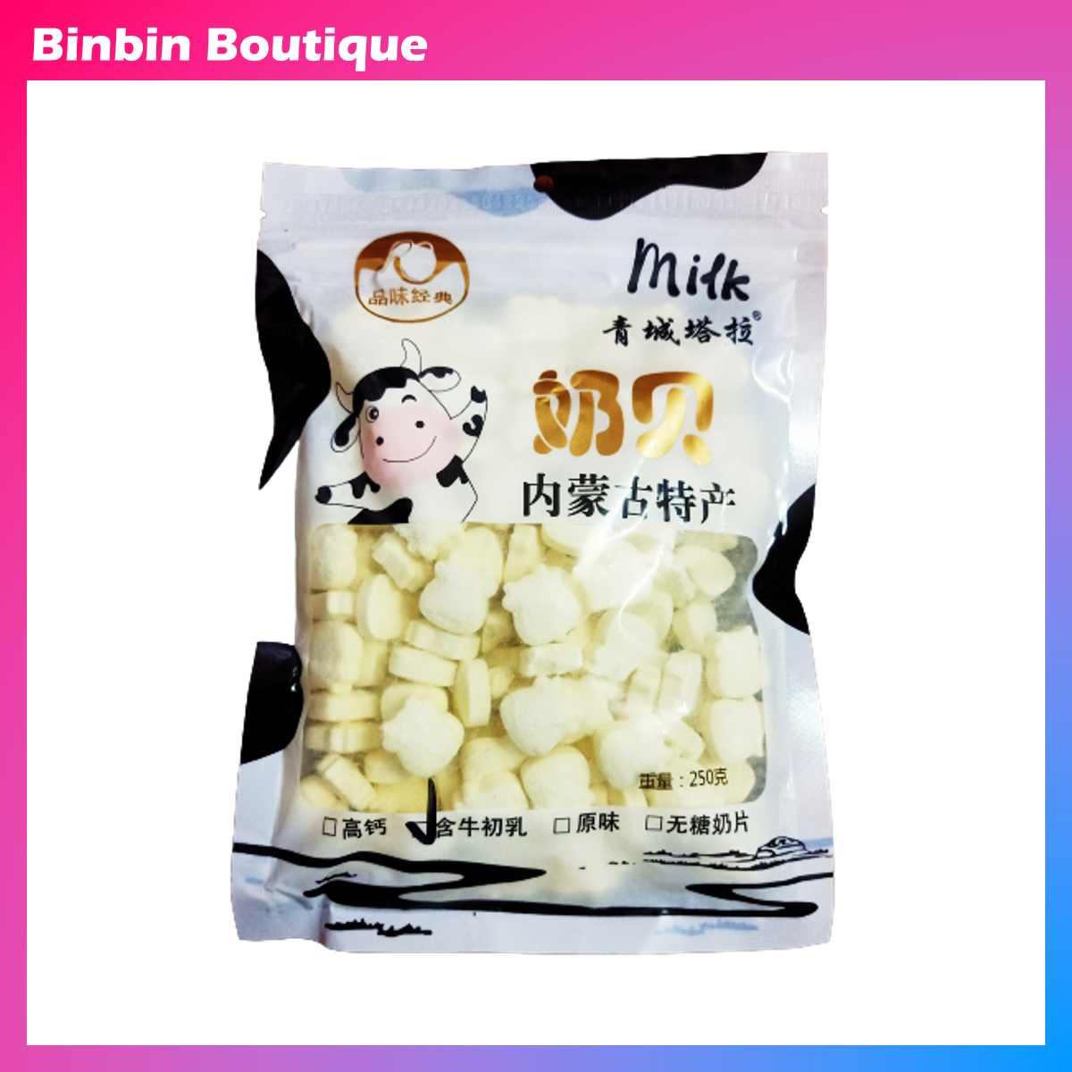 Kẹo bò sữa non nén mông cổ 250g