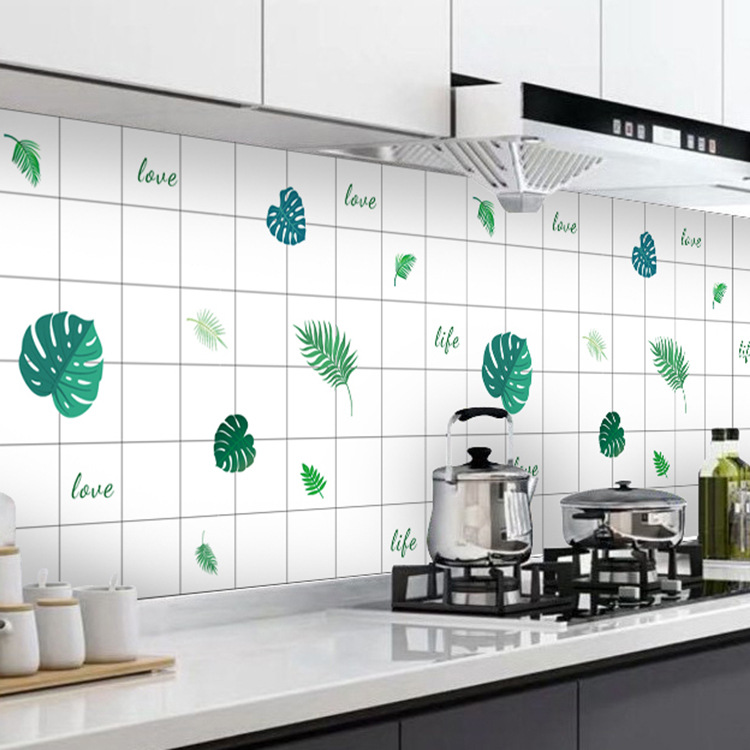 Giấy Dán Tường Bếp Tráng Nhôm Chịu Nhiệt Chống Dầu Mỡ Khổ Rộng 60 cm x Dài 3 m