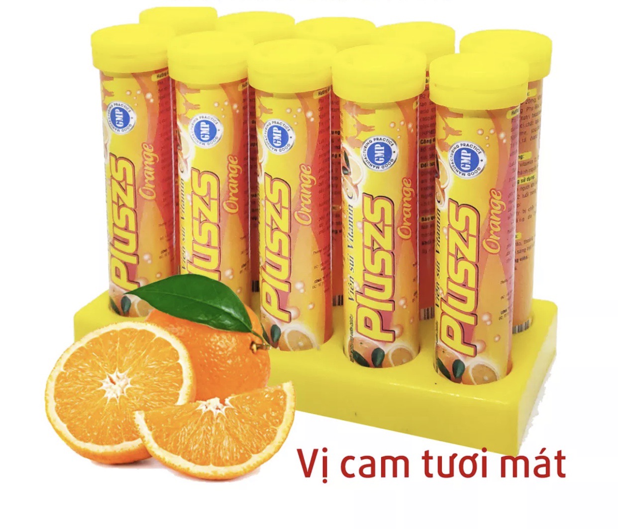 [ Combo 6 túyp] sủi vitamin PLUSS C vị cam Bổ Sung Vitatrmin C Cho Cơ Thể , Tăng Cường Sức Đề Kháng, Tăng Sức Bền Thành Mạch
