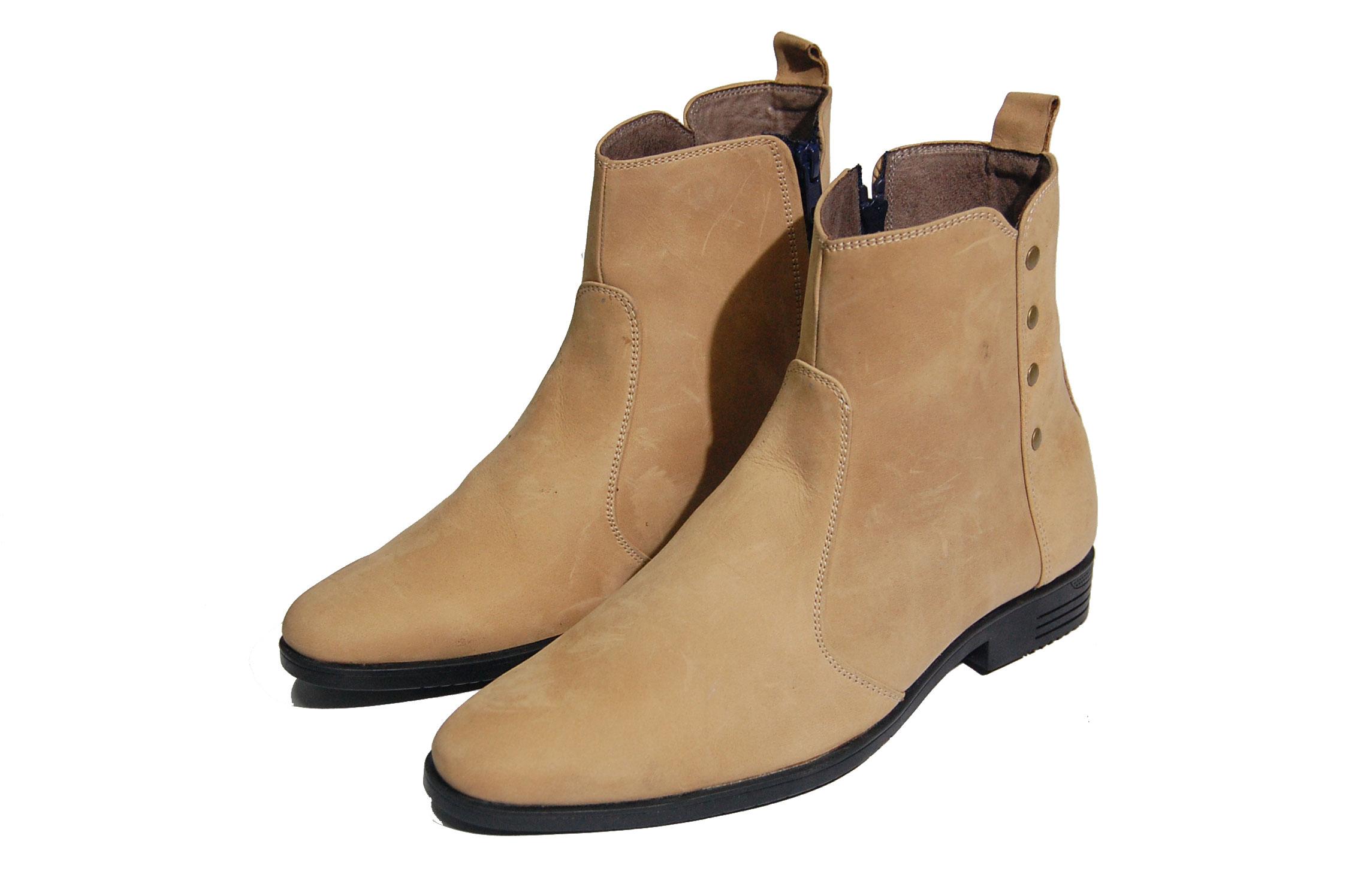 Giày boot nam da bò thật. bảo hành 12 tháng.ms: b139