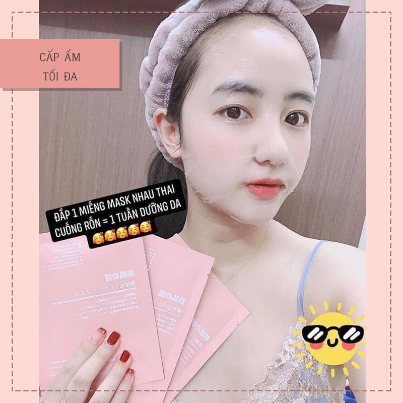 Combo 5 miếng mn nh a u th a i c u ố ng r ố n nh ậ t b ả n rwi n e stem ce ll plac enta