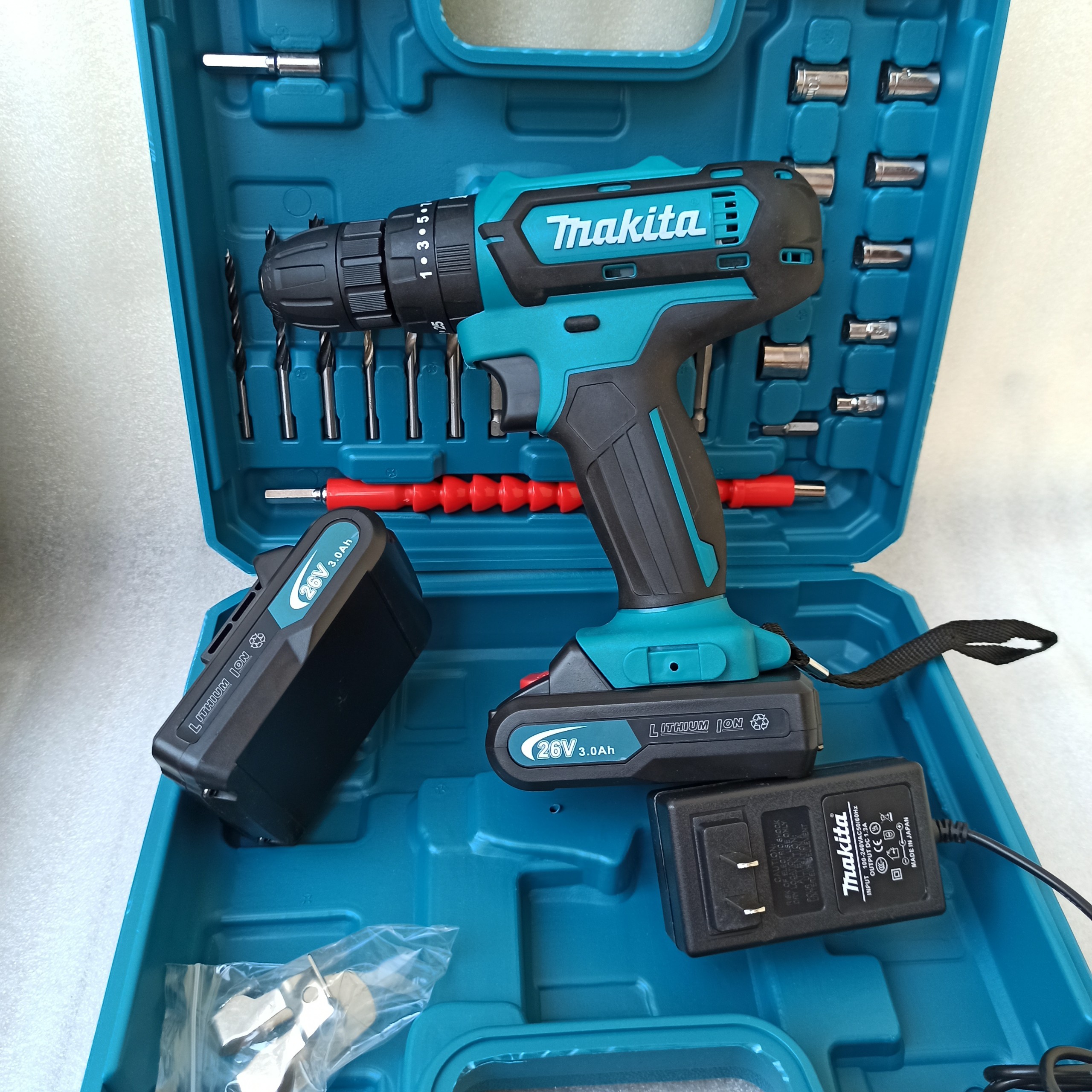 [RẺ VÔ ĐỊCH] MÁY KHOAN PIN MA.KI.TA 26V 3 CHỨC NĂNG – BẮN VÍT, KHOAN, BÚA