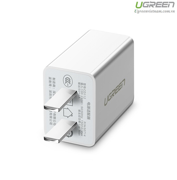 Củ sạc 1 cổng usb ugreen 50714 cao cấp