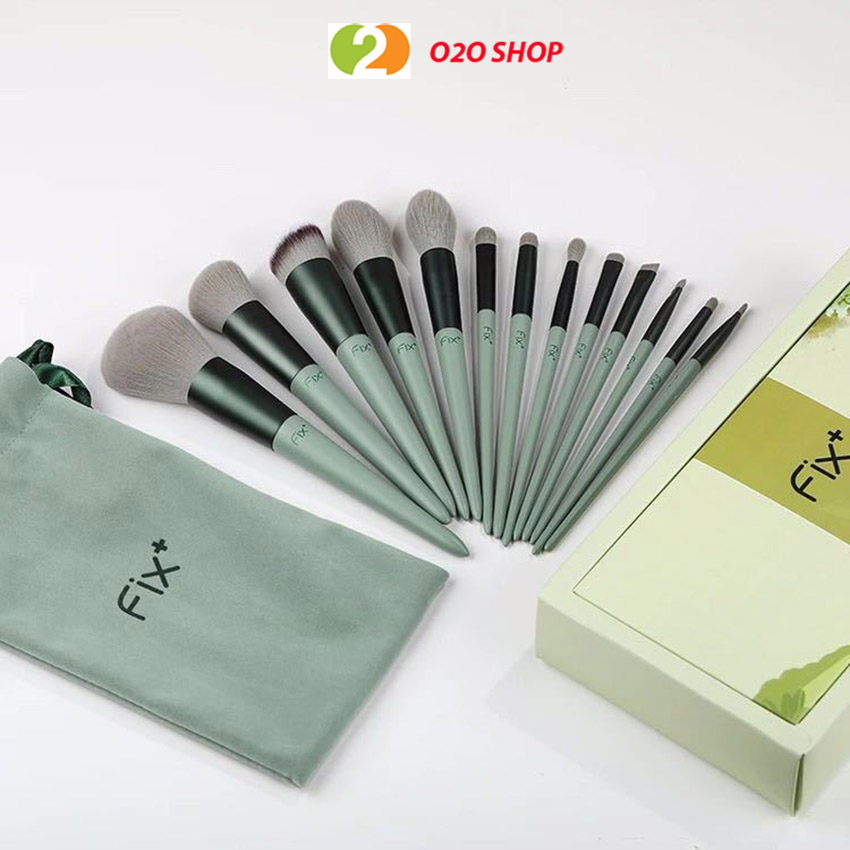 Bộ Cọ Trang Điểm FIX 13 Cây Hàng Cao cấp Hàn Quốc Siêu Mịn - O2O Shop - Dụng Cụ Trang Điểm Chuyên Nghiệp, Chất Lượng, Mẫu Mới Nhất Hot trend 2021