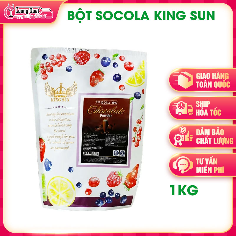 Bột Socola King Sun 1Kg thơm ngon