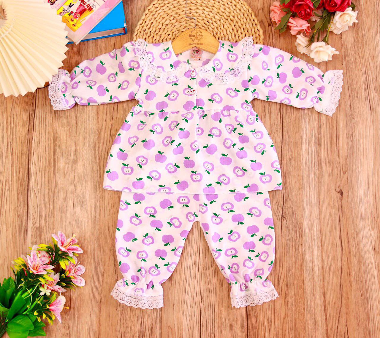 [HCM]COMBO 2 BỘ BÉ GÁI VIỀN BÈO TIỂU THƯ HỌA TIẾT TÁO XINH VẢI TƠ XỐP MỀM MÁT CỰC XINH TỪ 3-15KG (5 MÀU XINH XẮN)