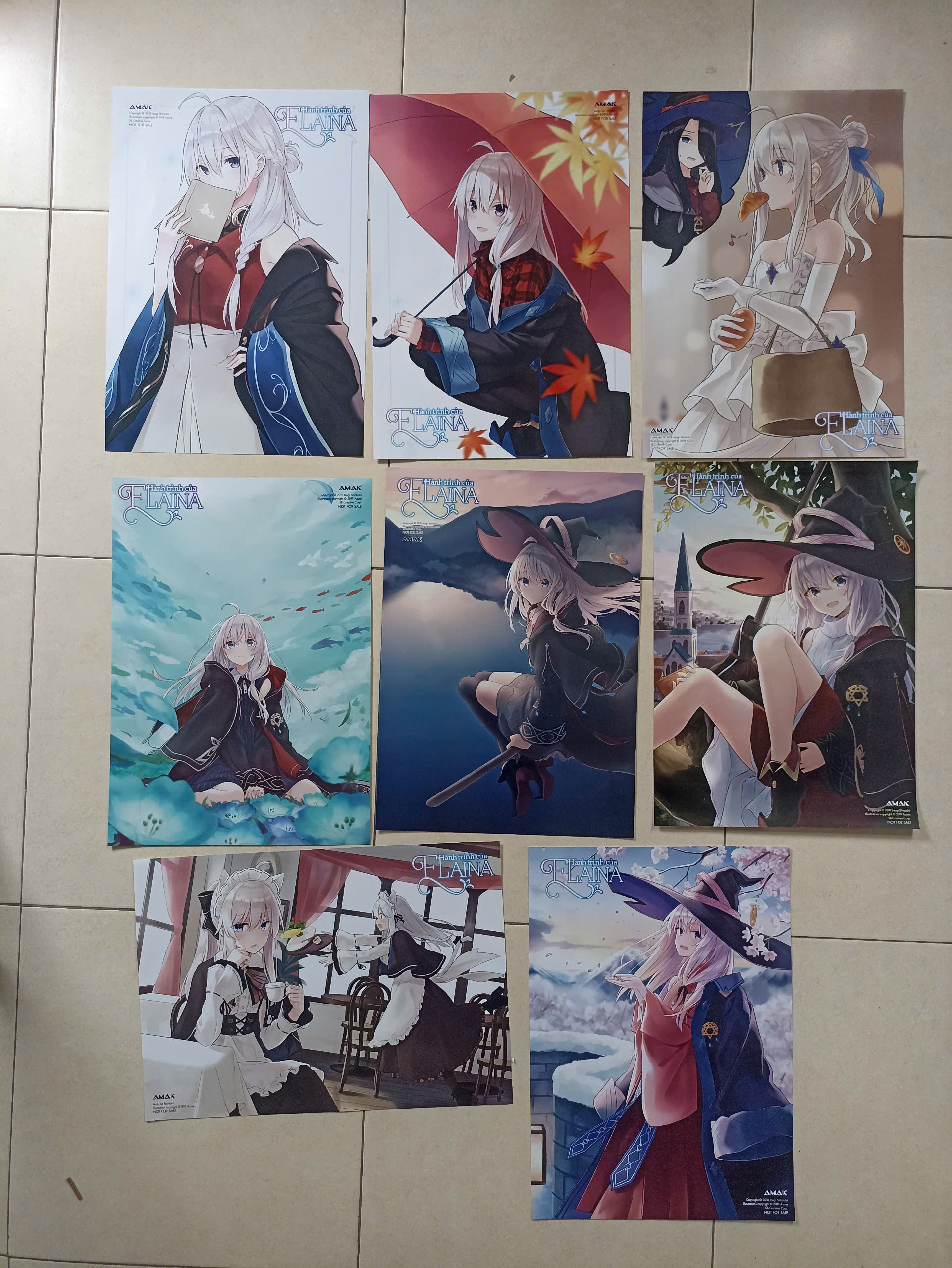 Phụ kiện Poster A3 Hành Trình Của Elaina