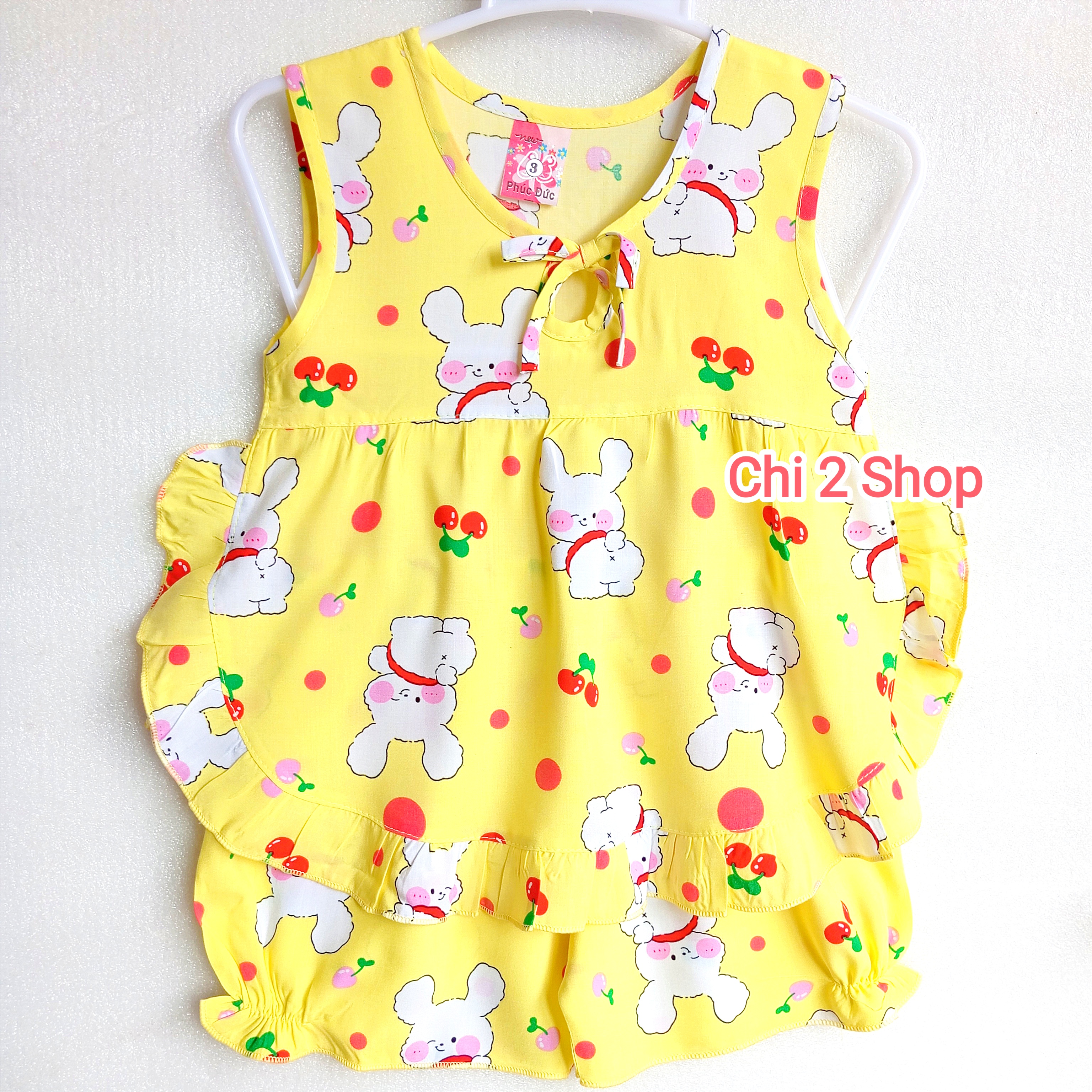 Girls' Linen Tole Sets C2H31B, Newborn Children's Clothes, Girls' Tank Tops, Children's Clothes under 3 Years Old, Cheap, Cool Home Clothes - 7