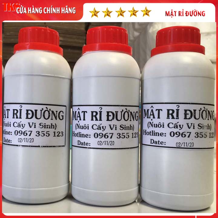 MẬT RỈ ĐƯỜNG - Nuôi Cấy Vi Sinh, Tăng Sinh Khối, Ủ Phân, Lên Men Thức Ăn: Chai 0.5KG