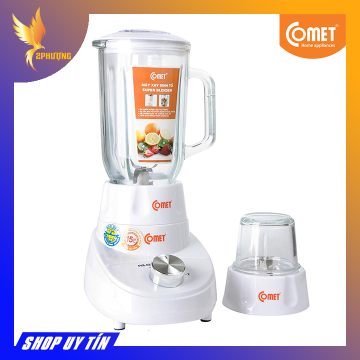 Máy xay sinh tố Comet CM9976 2 cối 1.25L