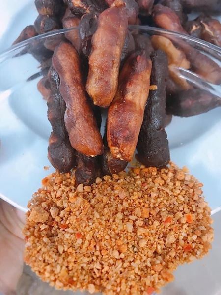 Hủ 500gr me lào chấm muối ớt - ăn vặt quỳnh anh